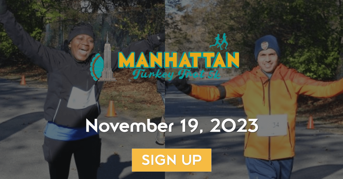 2023 Never Stop Running Foundation Manhattan Turkey Trot 5K Randall's Isl